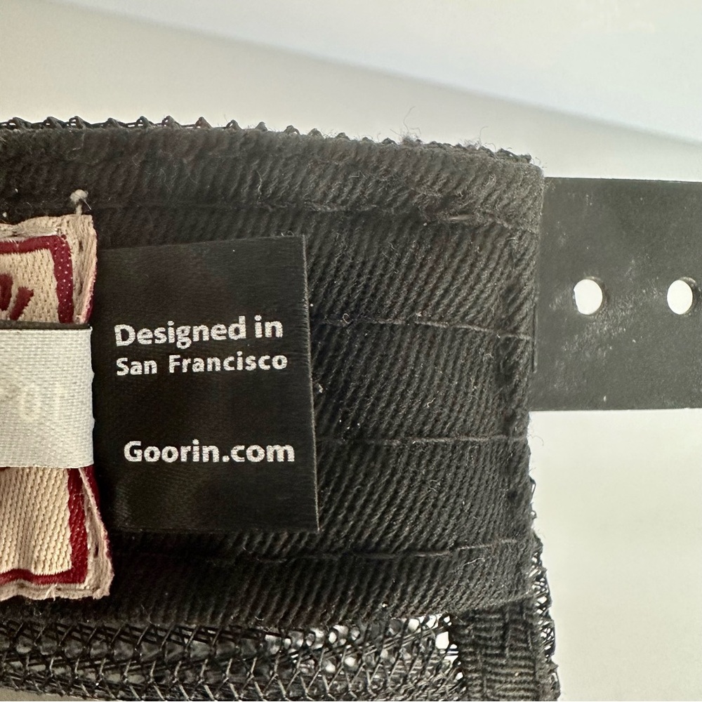 Goorin Bros Bandit Raccoon Patch Trucker Hat Black Animal Farm Cap snapback OS - Picture 11 of 14